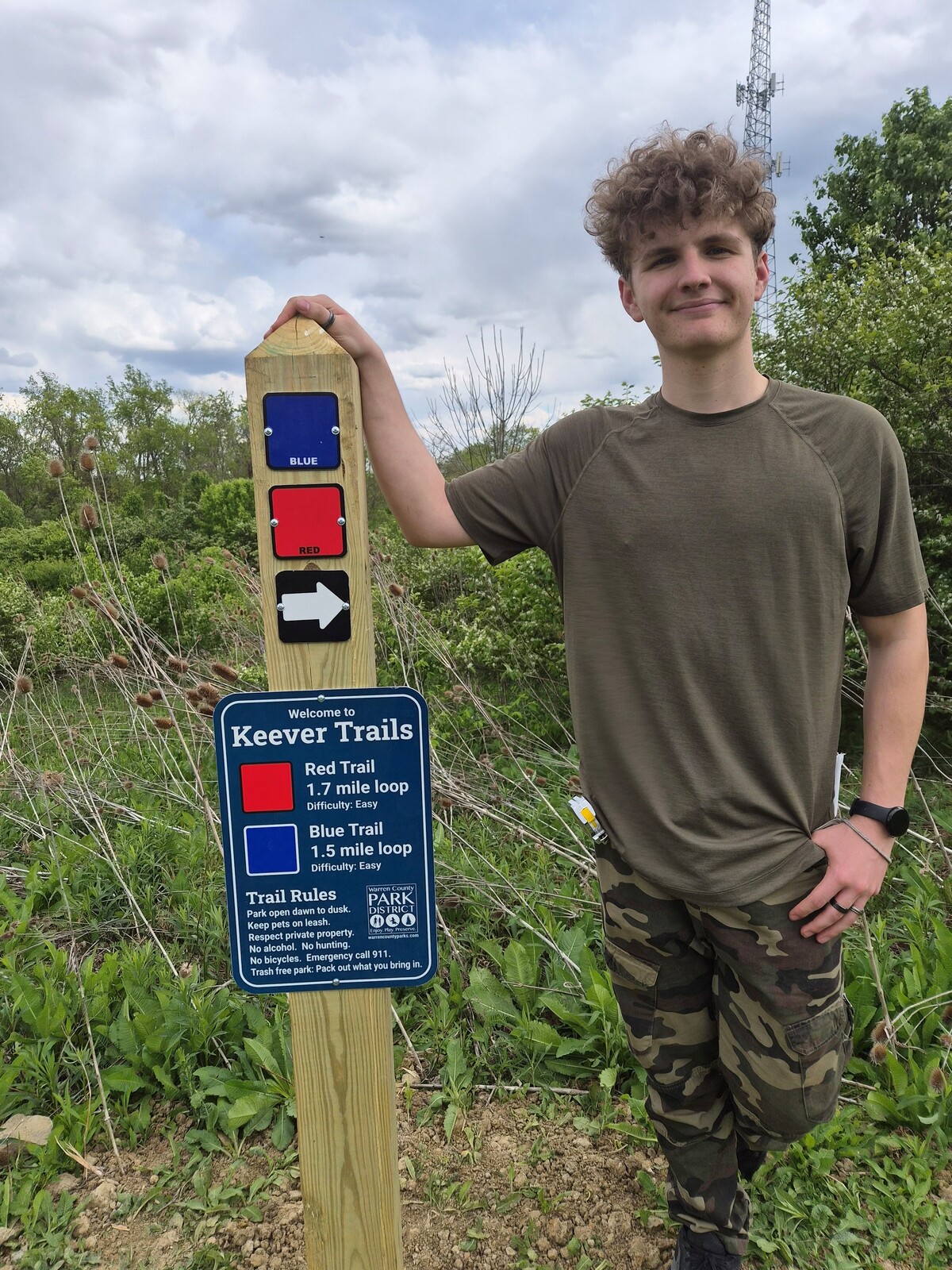 Dustin Minick Keever Trail Signage